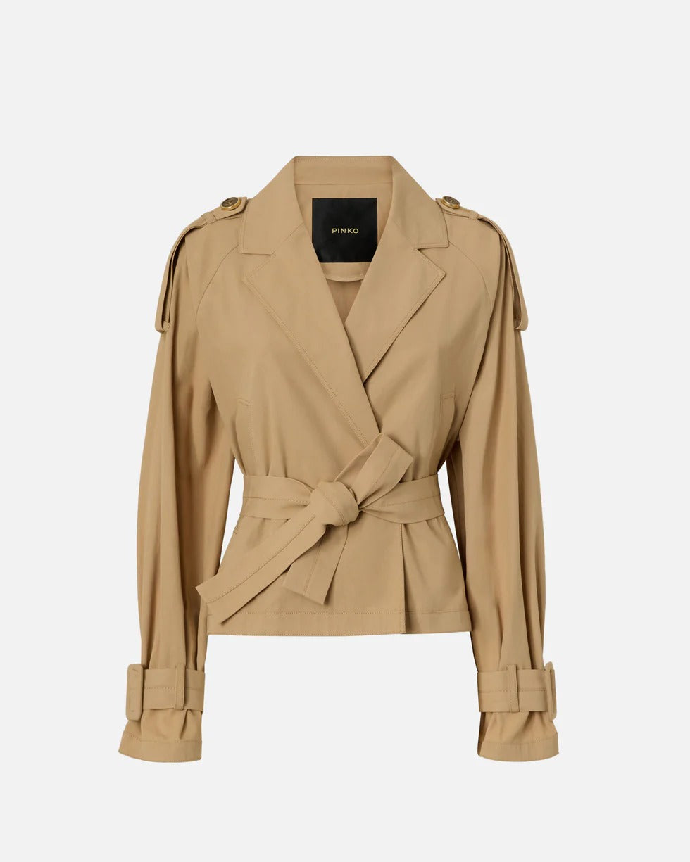 PINKO Trench Corto TANYA-Beige