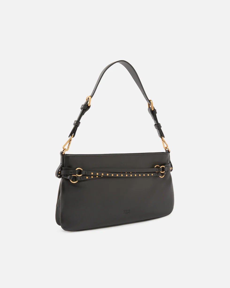 PINKO Borsa BELT BAG CLASSIC-Nero/Antique Gold