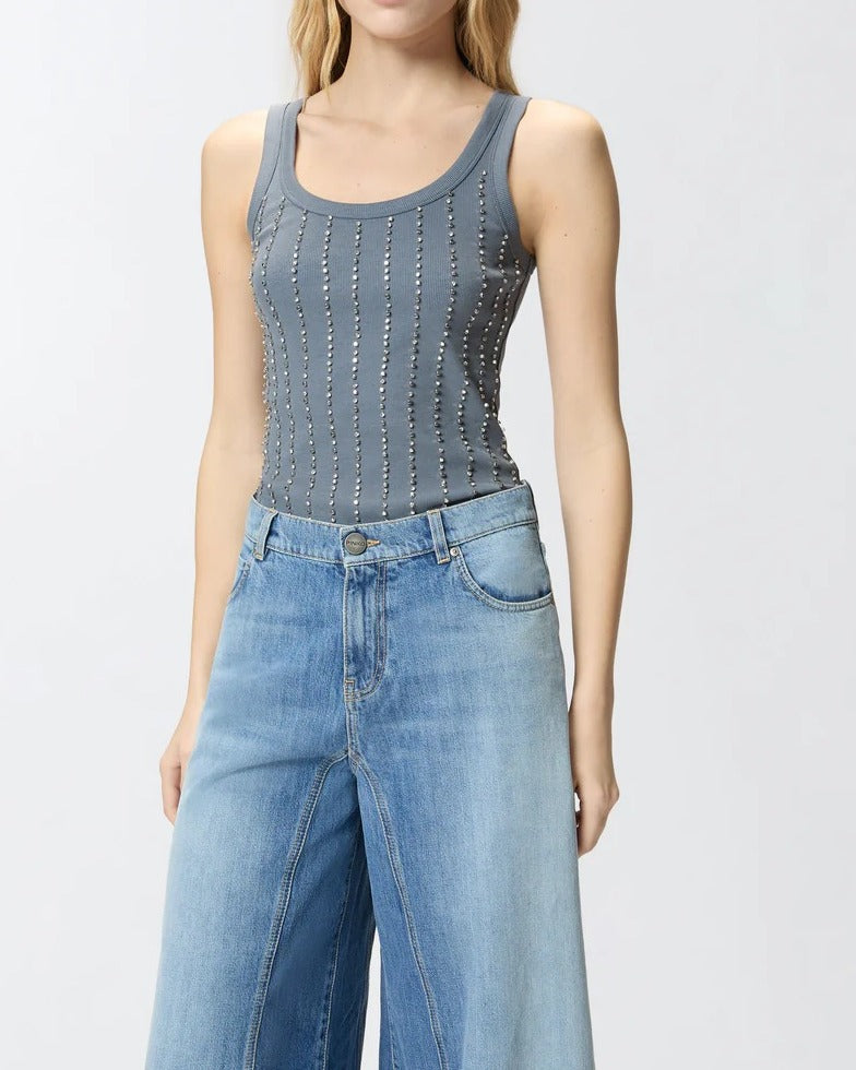 PINKO Canottiera CECILY-Grigio