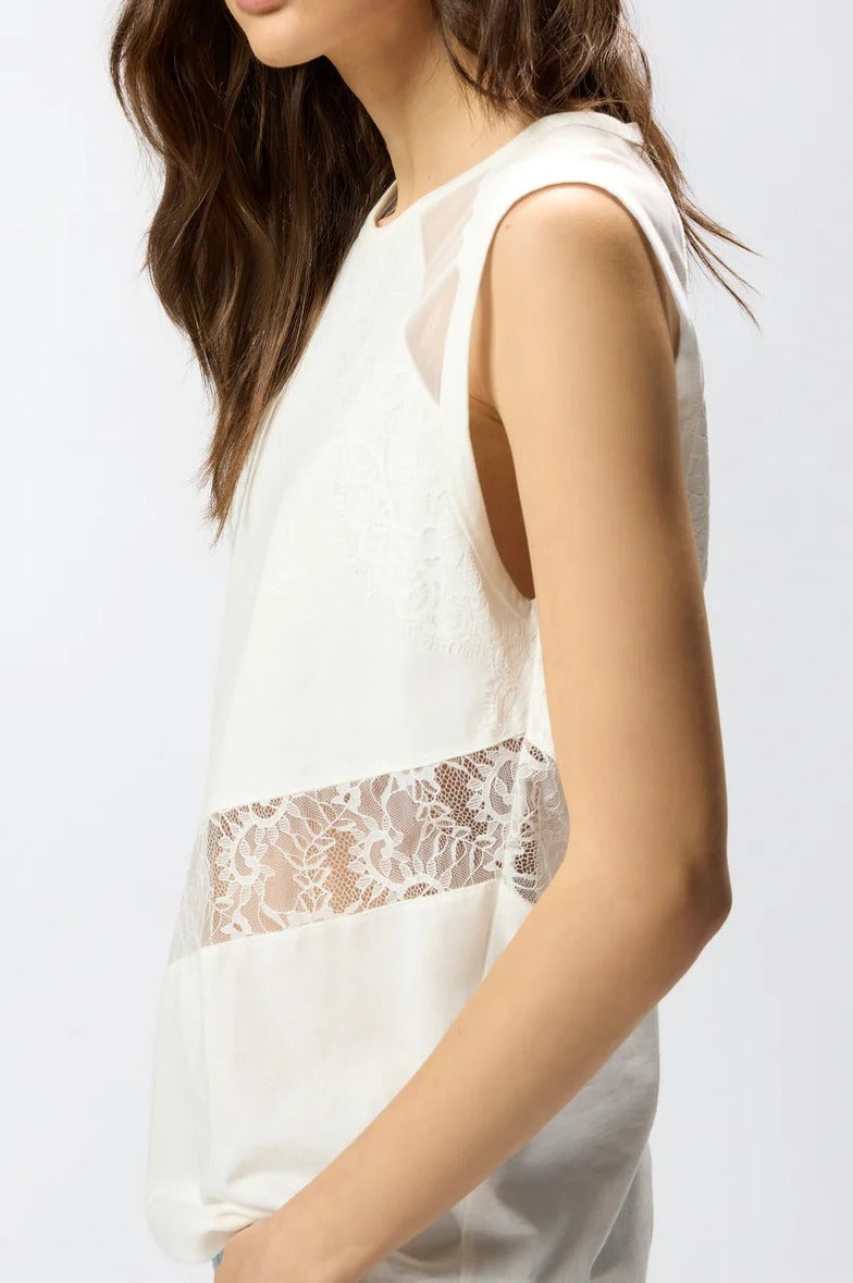 PINKO Top MOLLY-Bianco