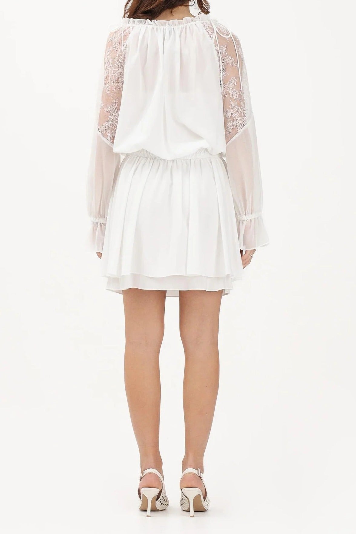 PINKO Abito Corto AGGIE-Bianco