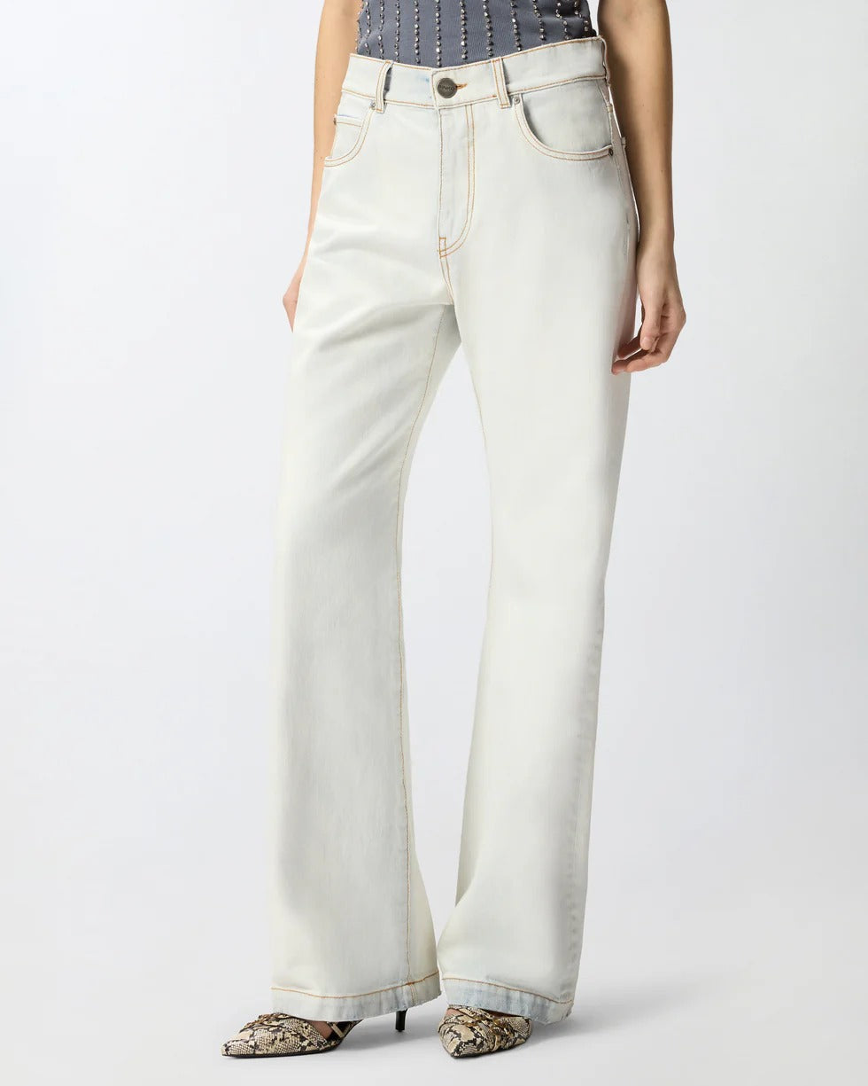 PINKO JEANS WANDA Wide Leg-Azzurro