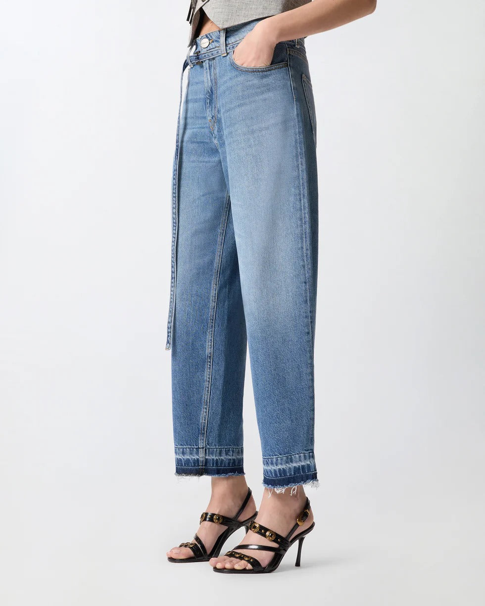 PINKO JEANS ESTELLE BELT EGG-Blu