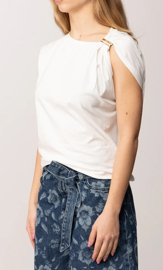 PINKO Top MELODY-Bianco
