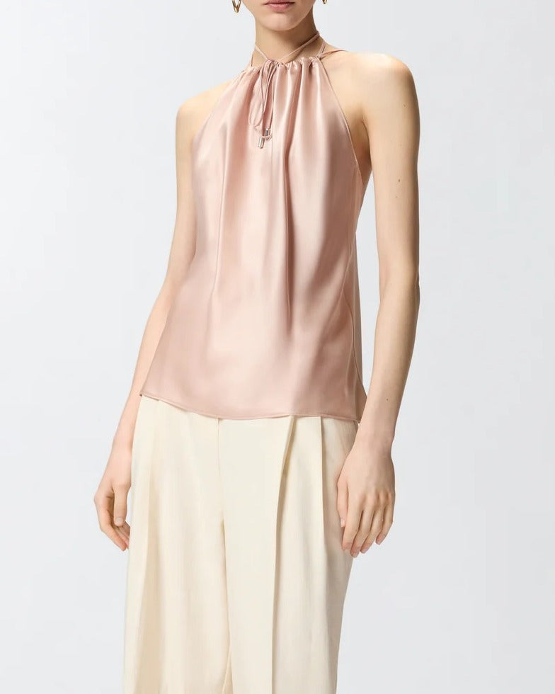PINKO Top CAROTA-Rosa Beige