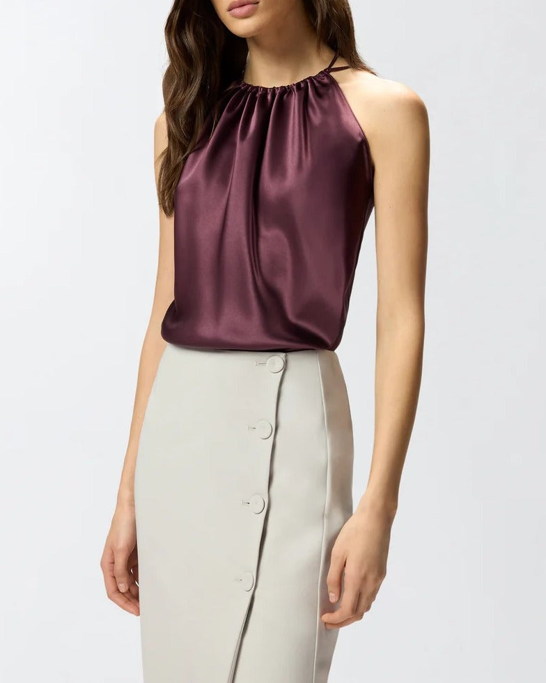 PINKO Top CAROTA-Bordeaux
