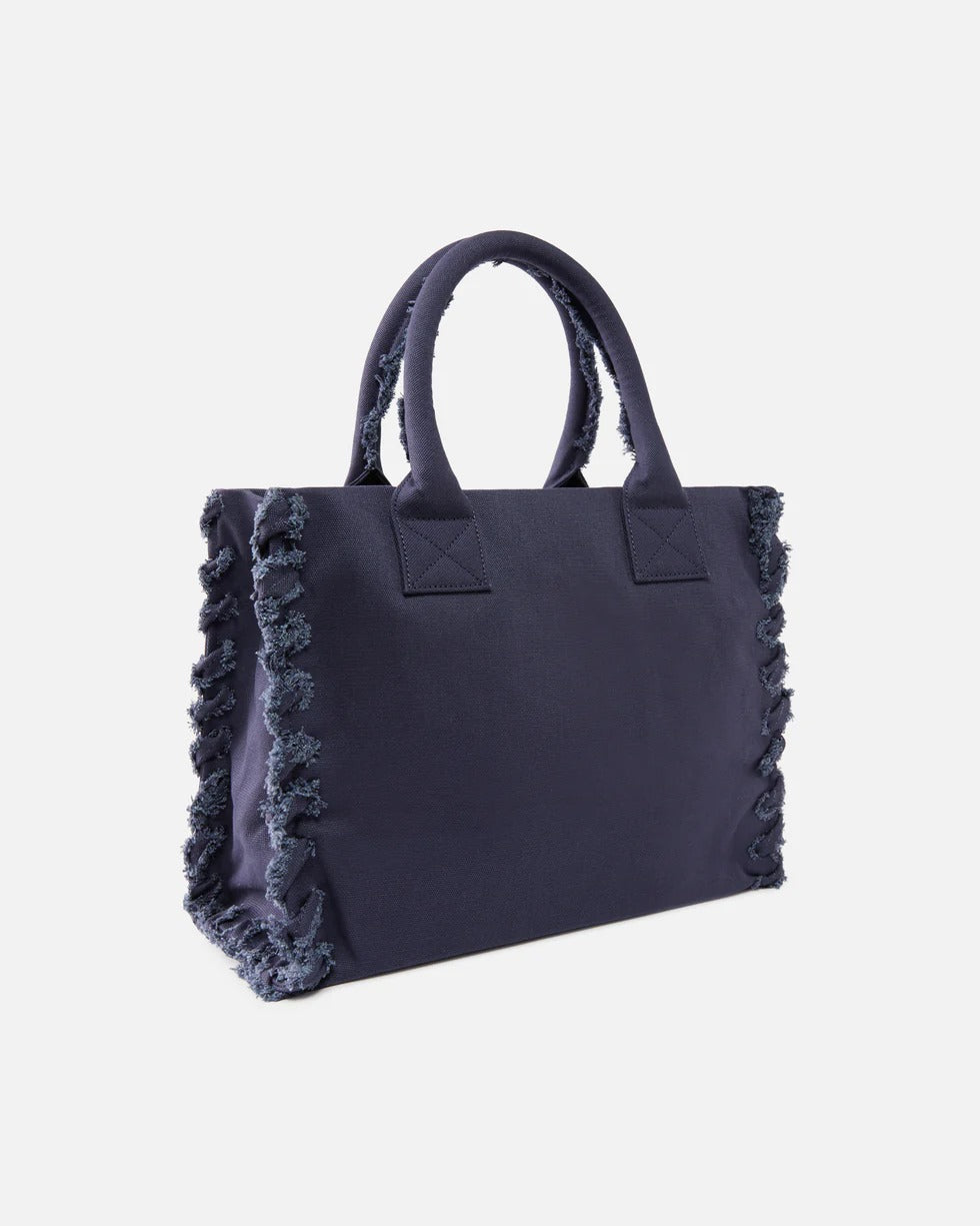 PINKO Borsa SHOPPER BEACH CANVAS-Viola