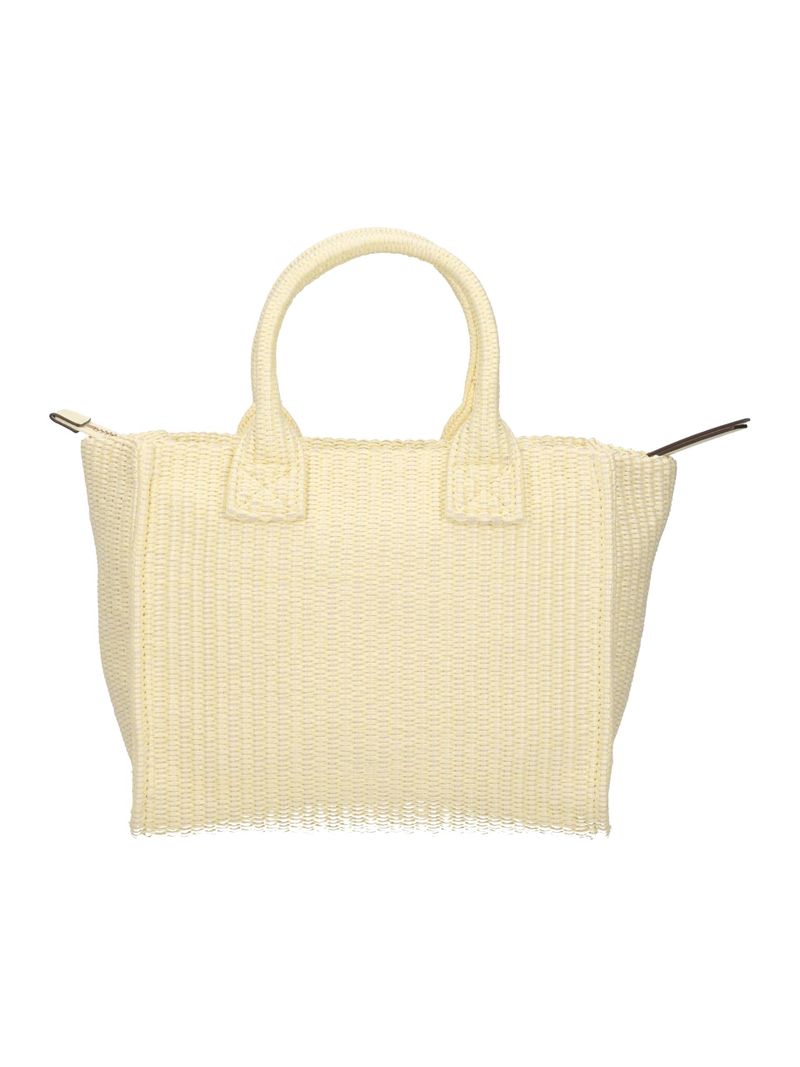 PINKO Borsa SHOPPER BEACH RAFFIA MINI-Giallo