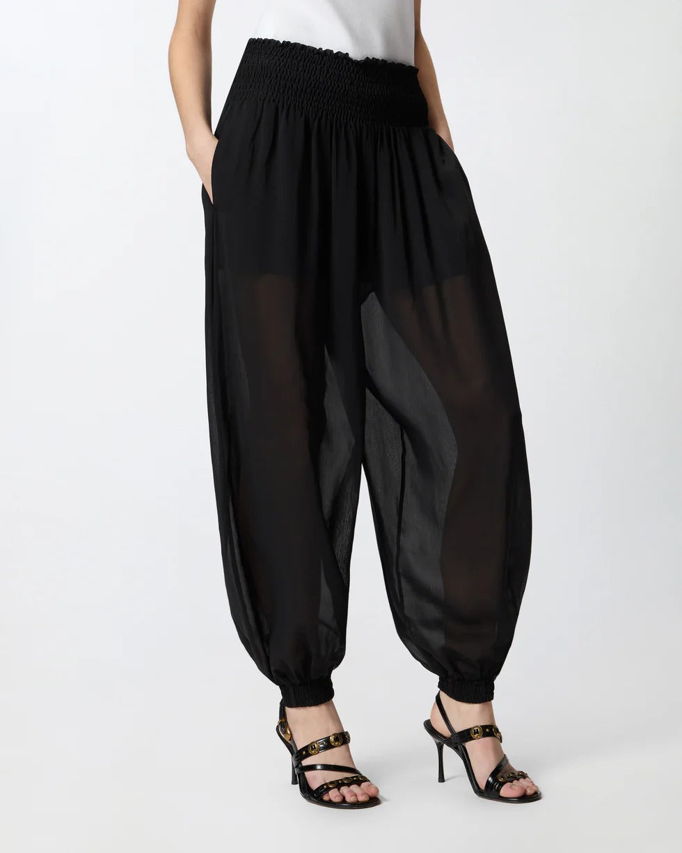 PINKO PANTALONE BORE-Nero