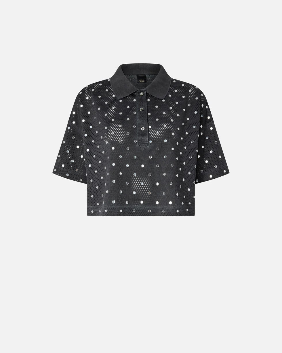 PINKO POLO ERVE-Grigio Scuro