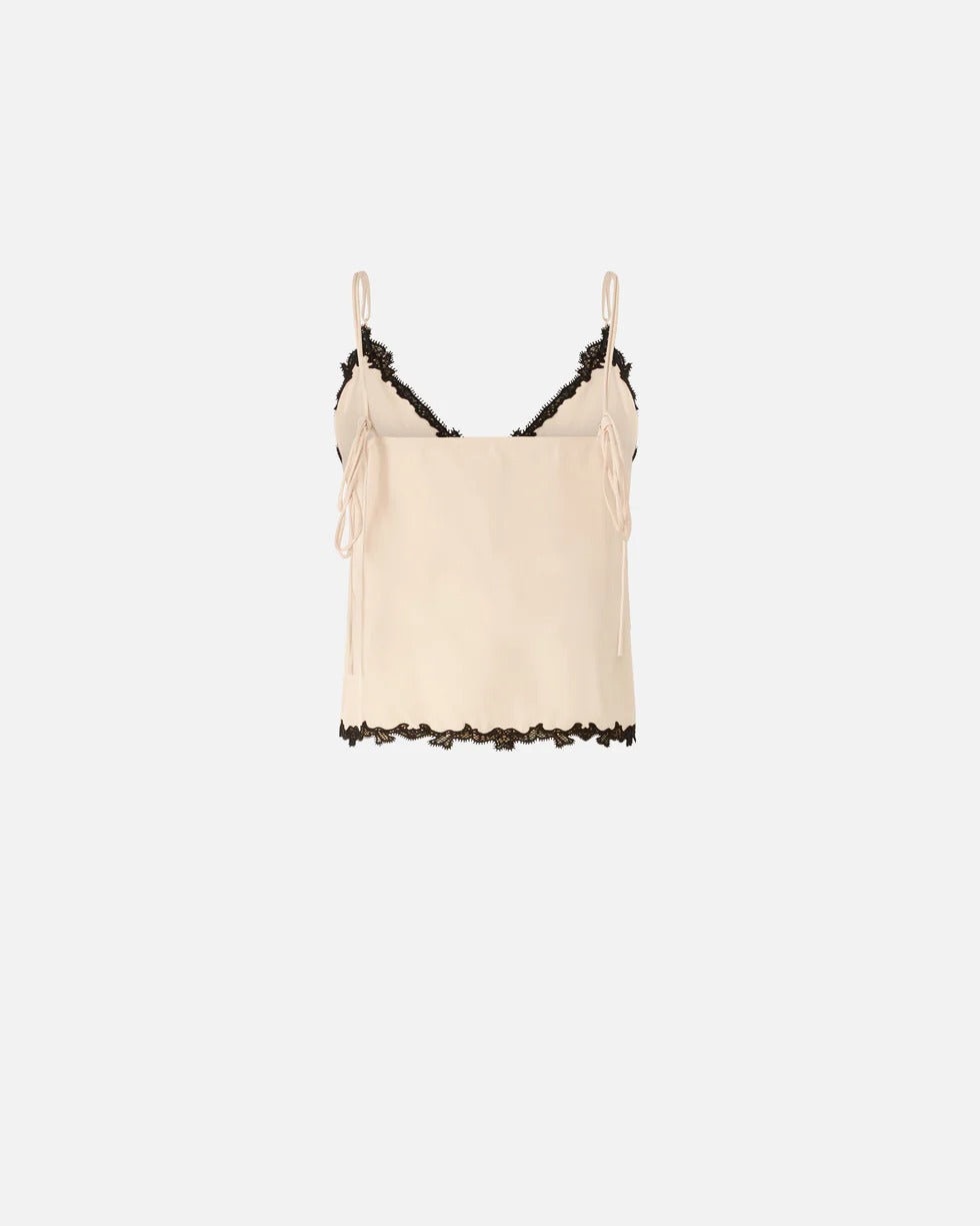PINKO Top CANAZEI-Cipria/Nero