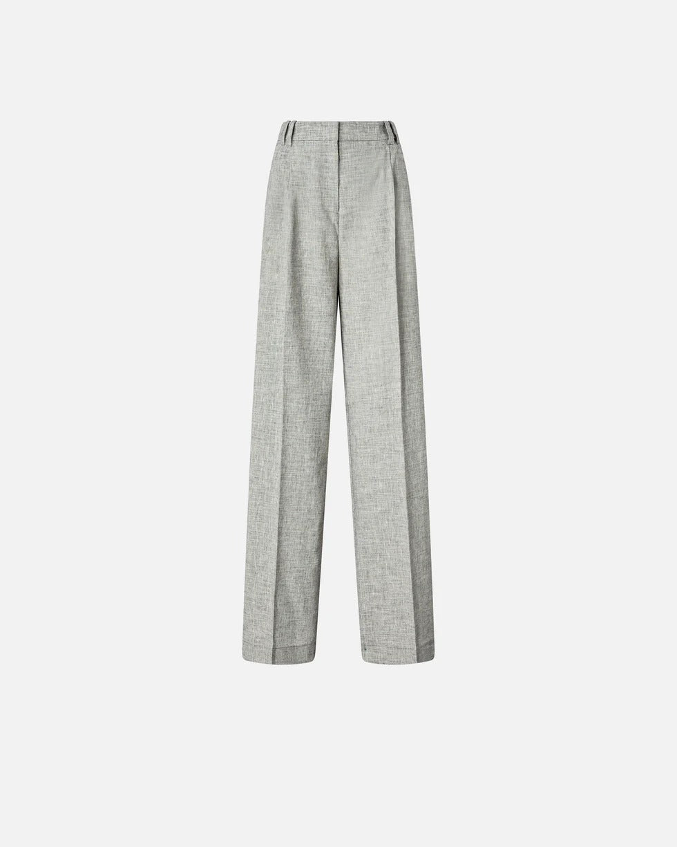 PINKO PANTALONE BRESCELLO-Nero/Bianco