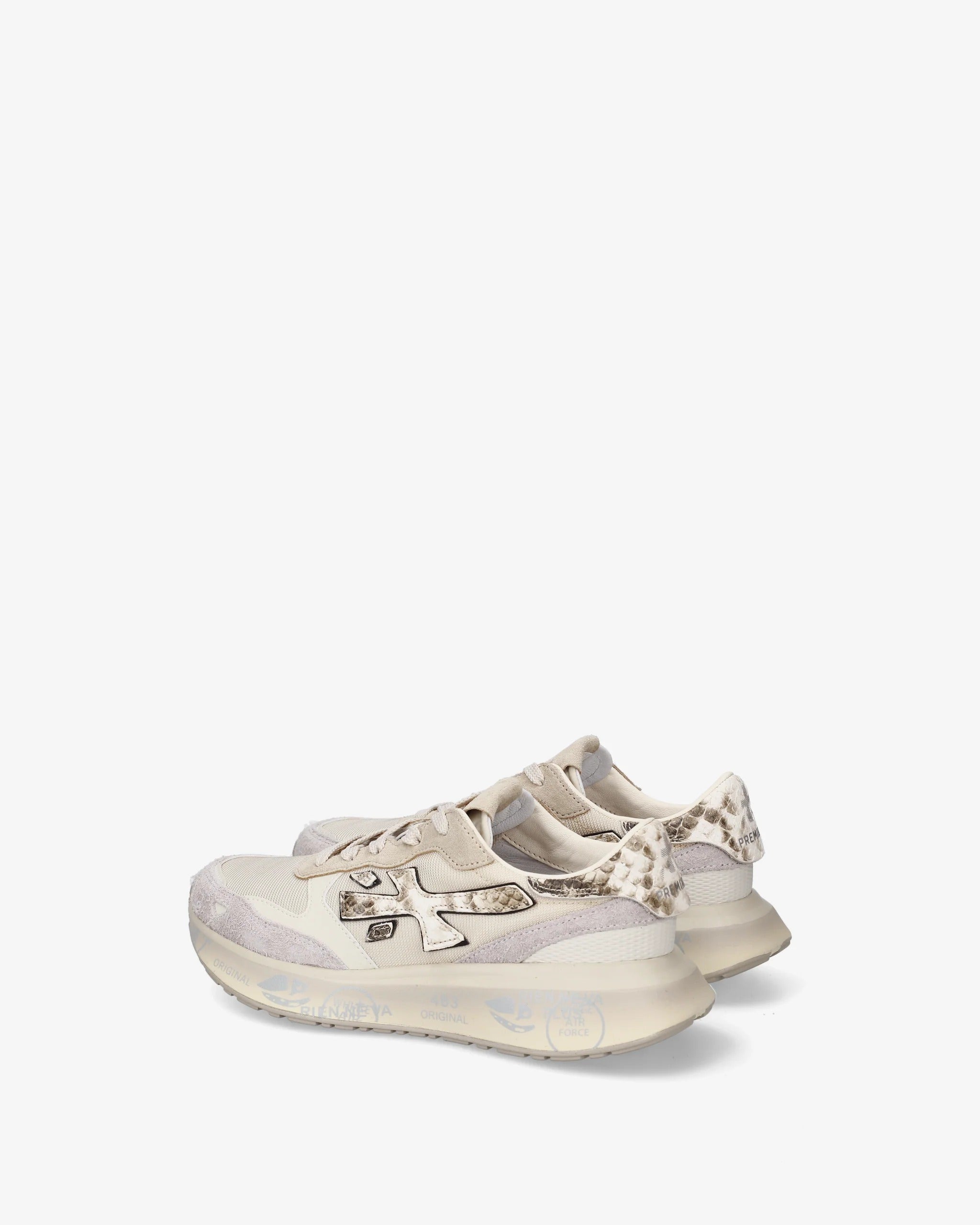PREMIATA Sneaker Donna Lauryn 8183-Bianco Beige