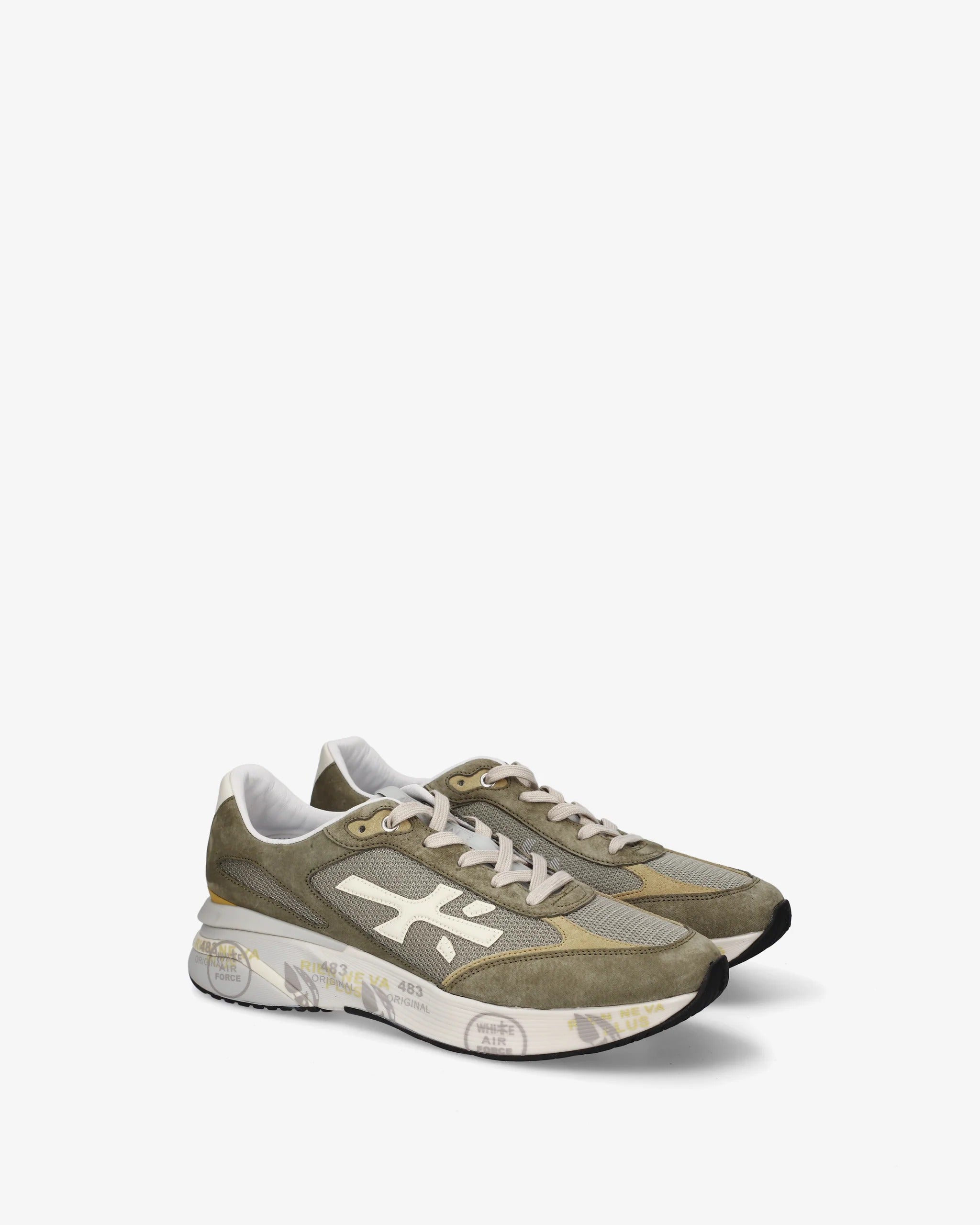PREMIATA Sneaker Uomo Moerun 8300-Verde Militare