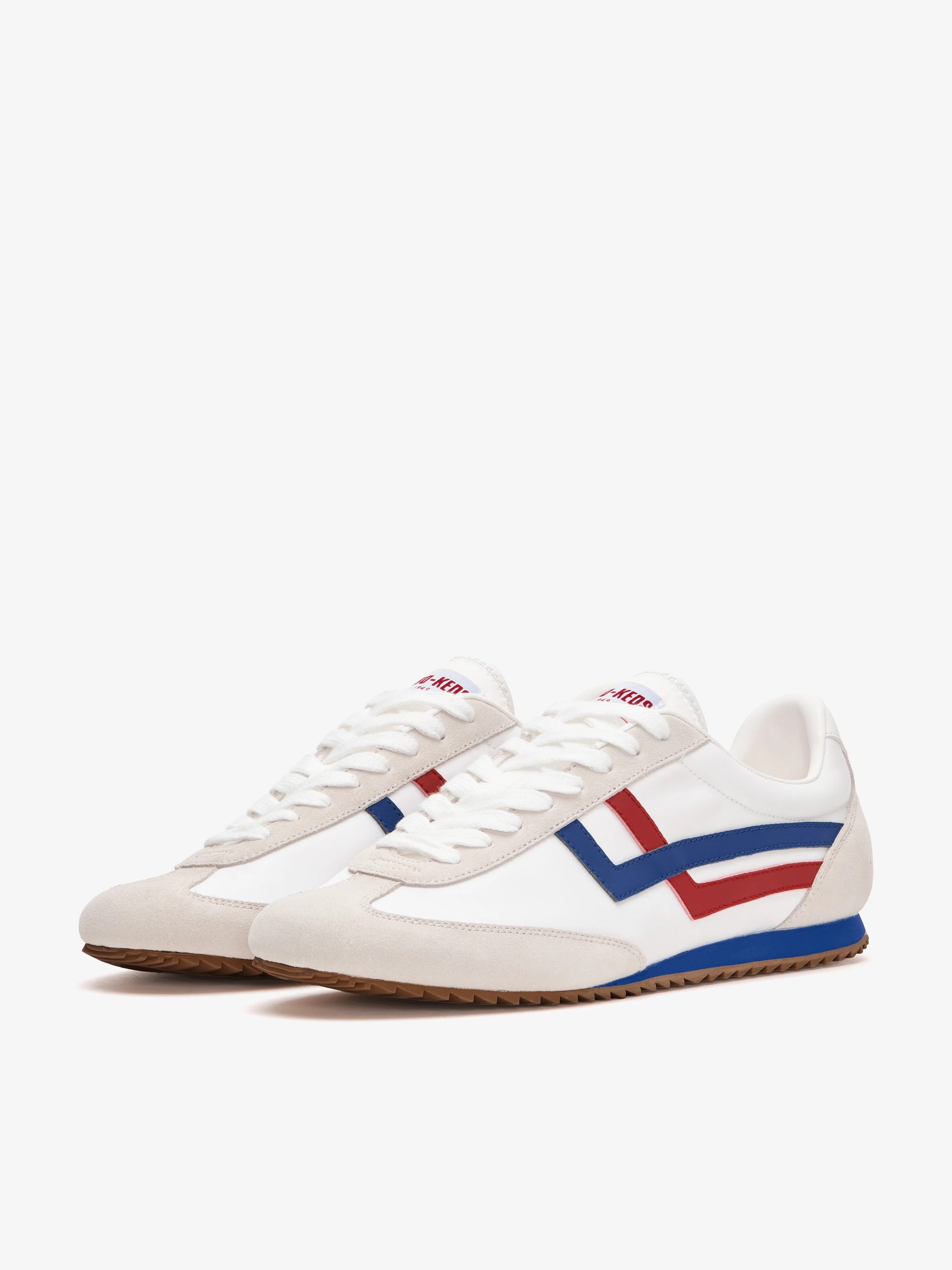 PRO-KEDS Sneaker Uomo Racer 77-White Red Blu