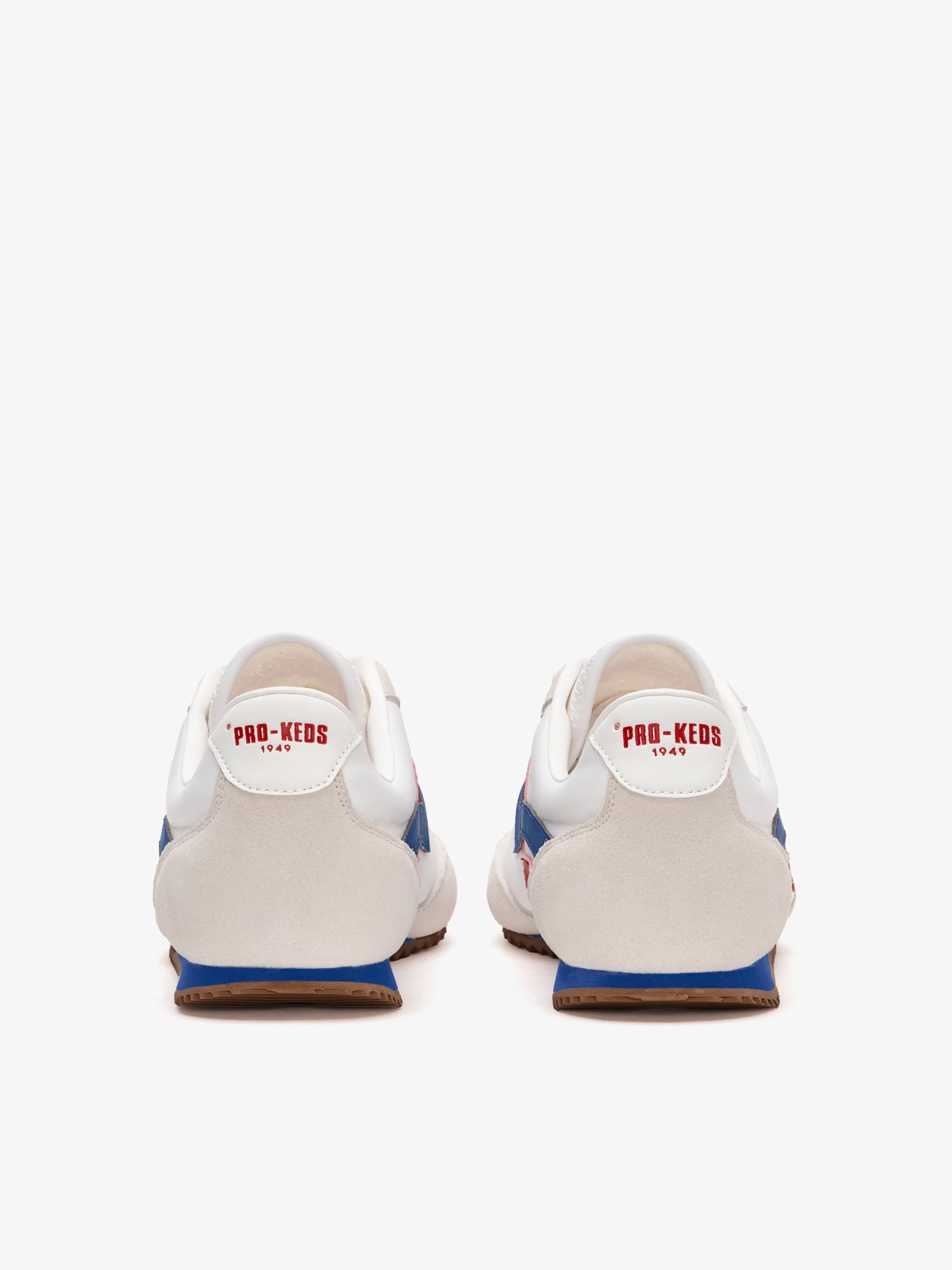 PRO-KEDS Sneaker Uomo Racer 77-White Red Blu