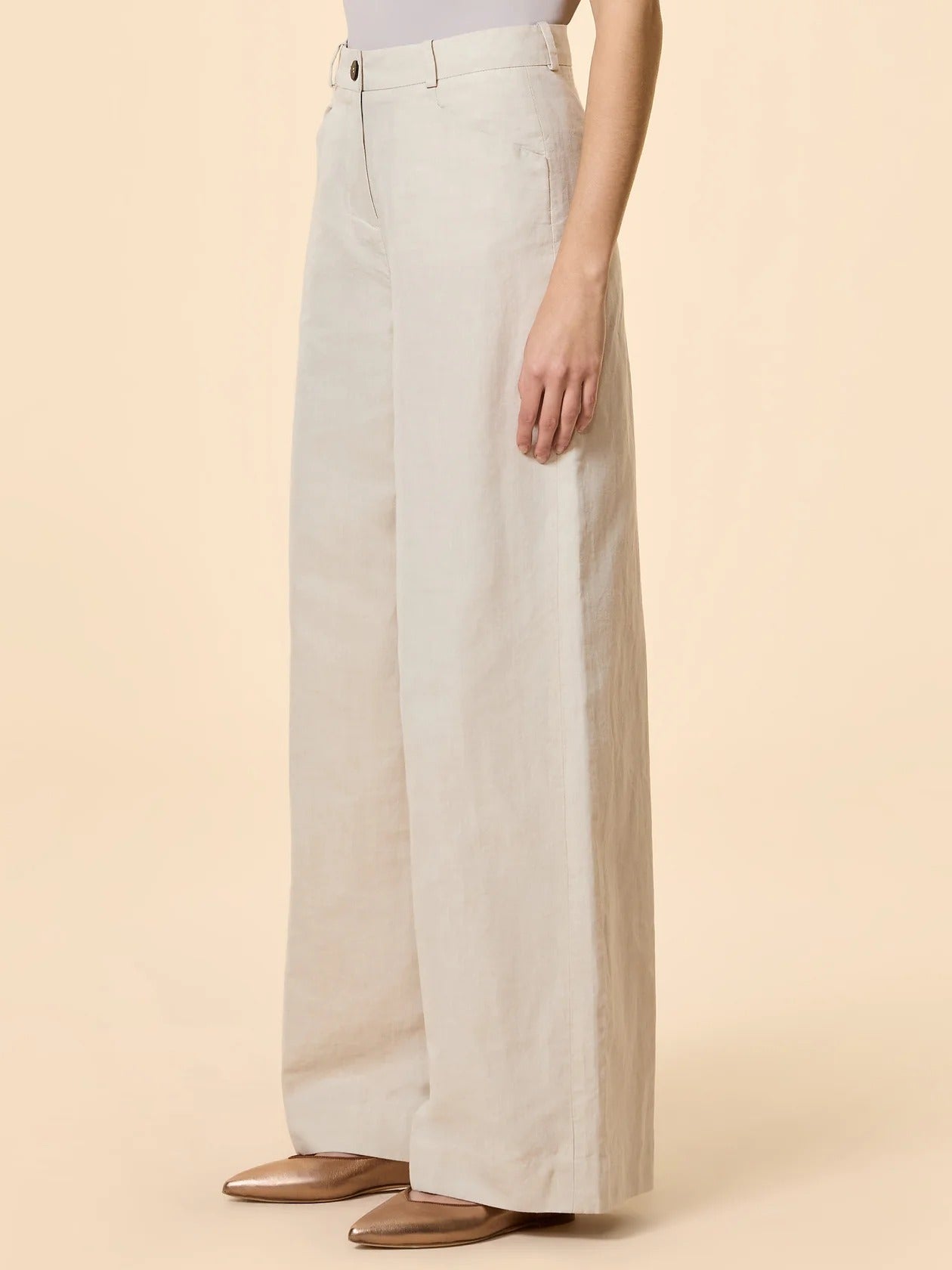 RRD Pantalone Donna Lynco Livia-White Sand