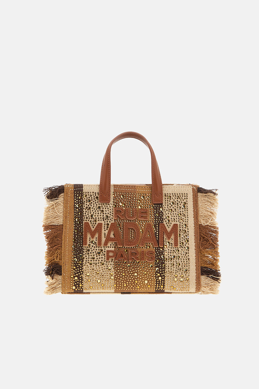RUE MADAM Borsa CASABLANCA MINI TOTE-Stripes Brown