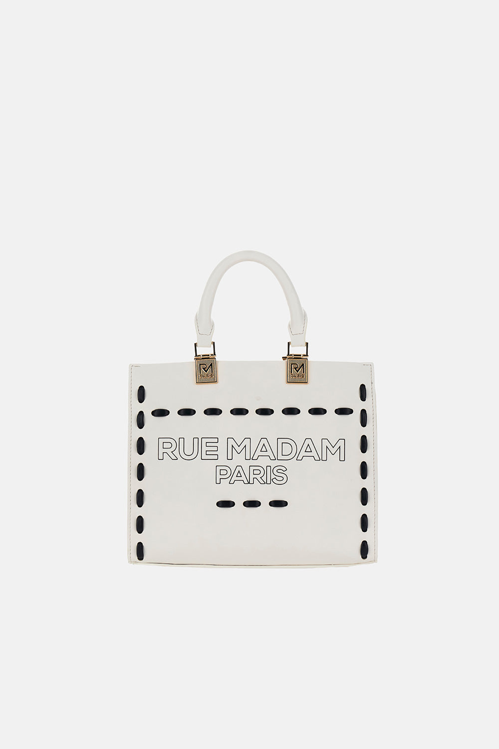 RUE MADAM Borsa ICONIQUE SPRING MINI TOTE-Off White