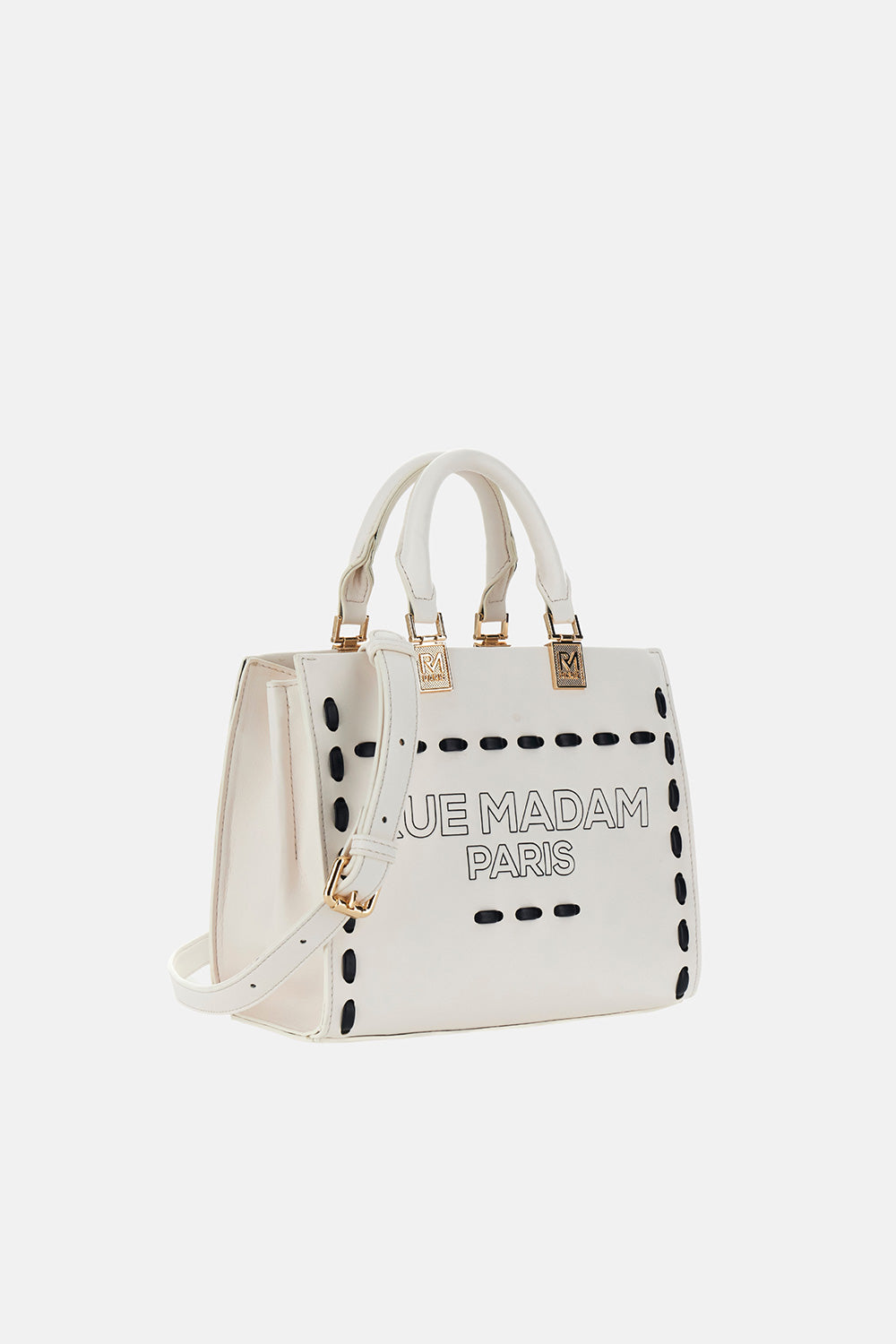 RUE MADAM Borsa ICONIQUE SPRING MINI TOTE-Off White