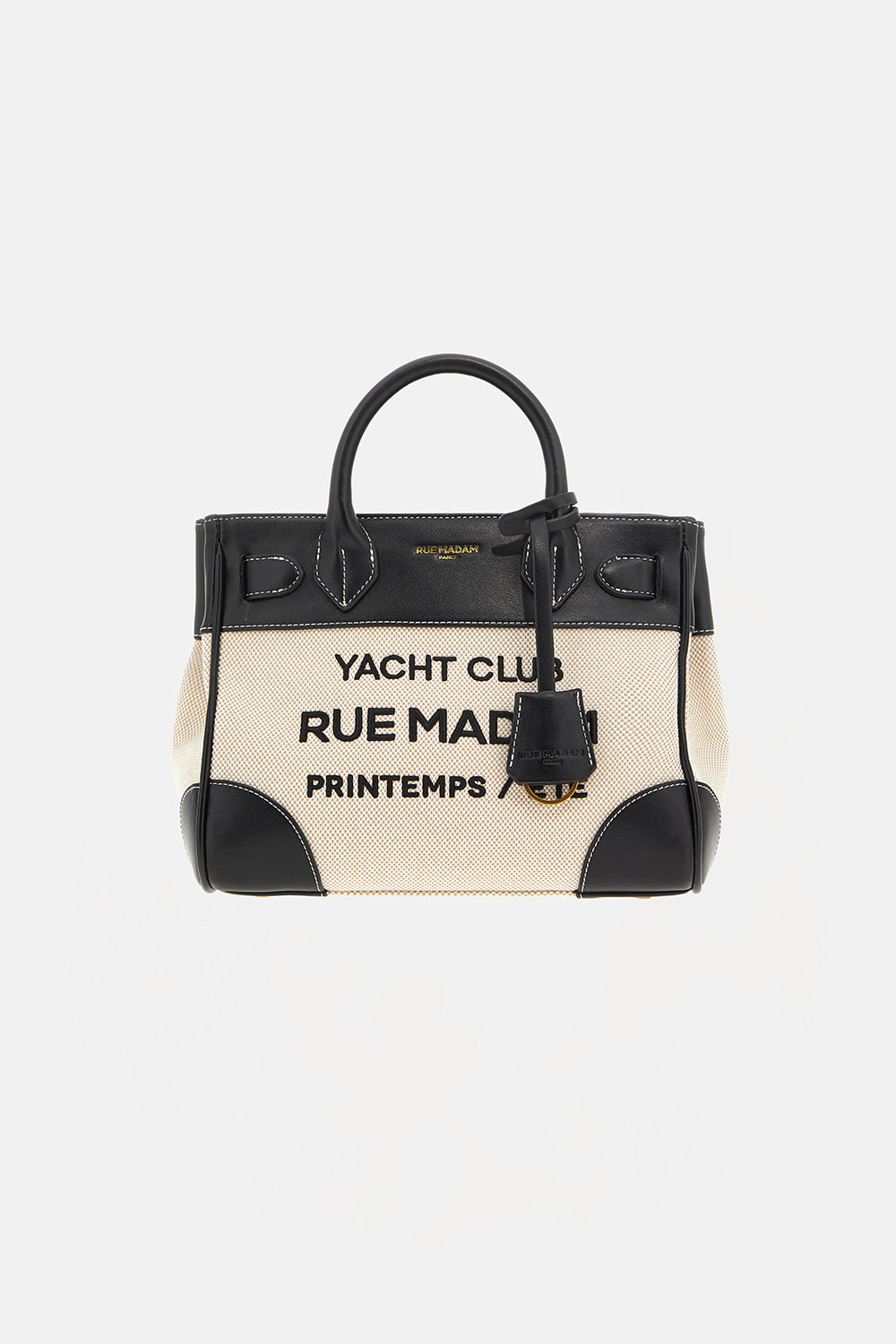 RUE MADAM Borsa RIVIERA MINI TOTE-Canvas Black