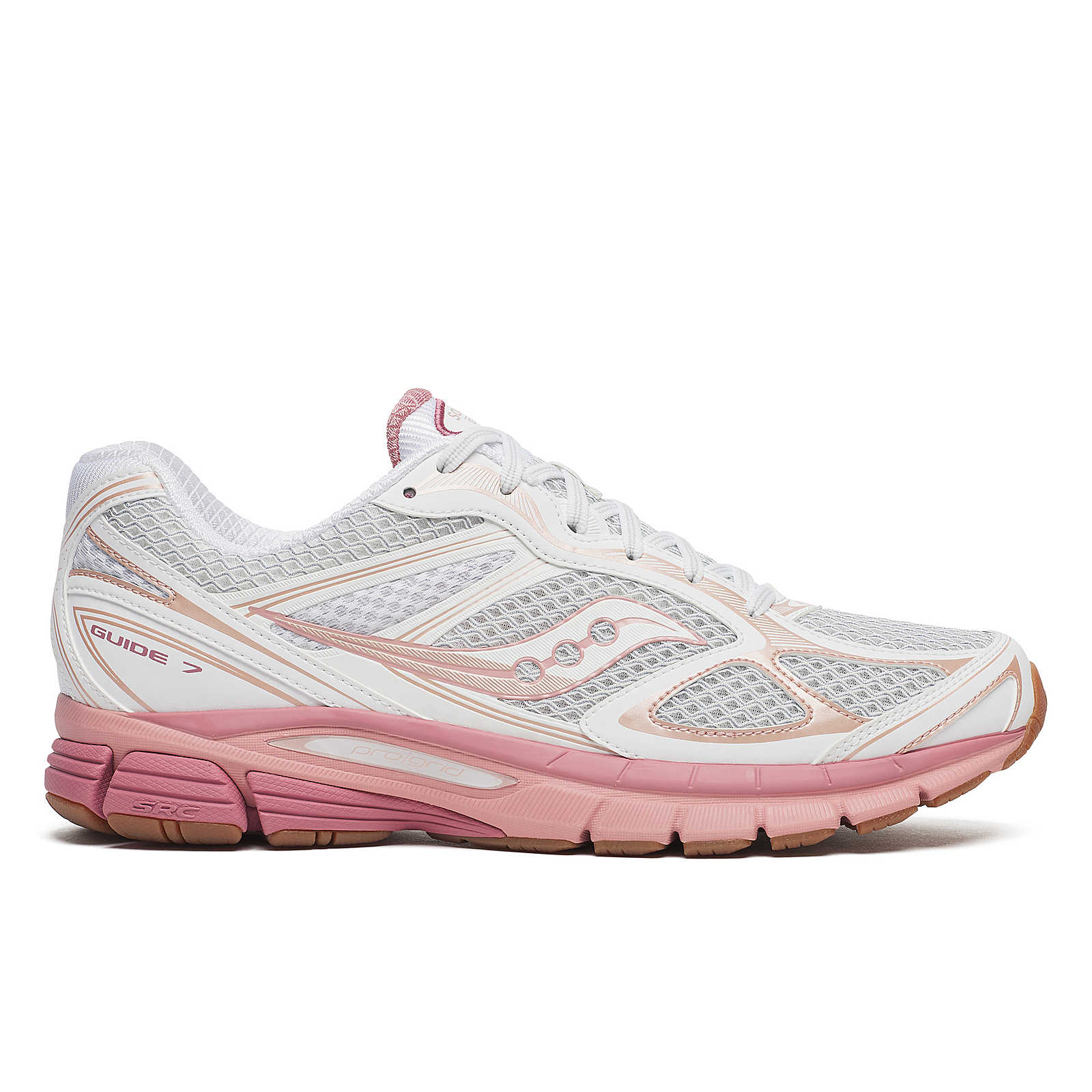 SAUCONY Sneaker Donna PROGRID GUIDE 7-White Peach