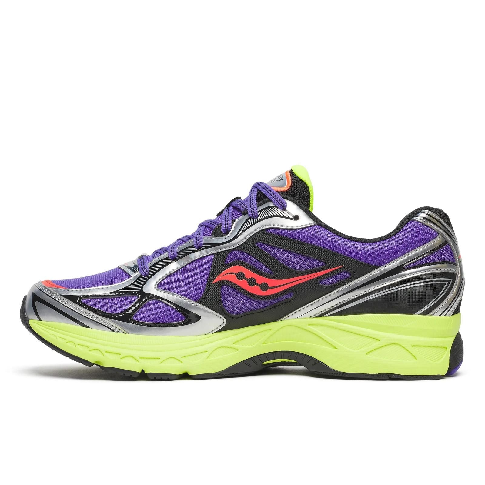 SAUCONY Sneaker Uomo PROGRID GUIDE 7 Hi Octane-Purple Citron