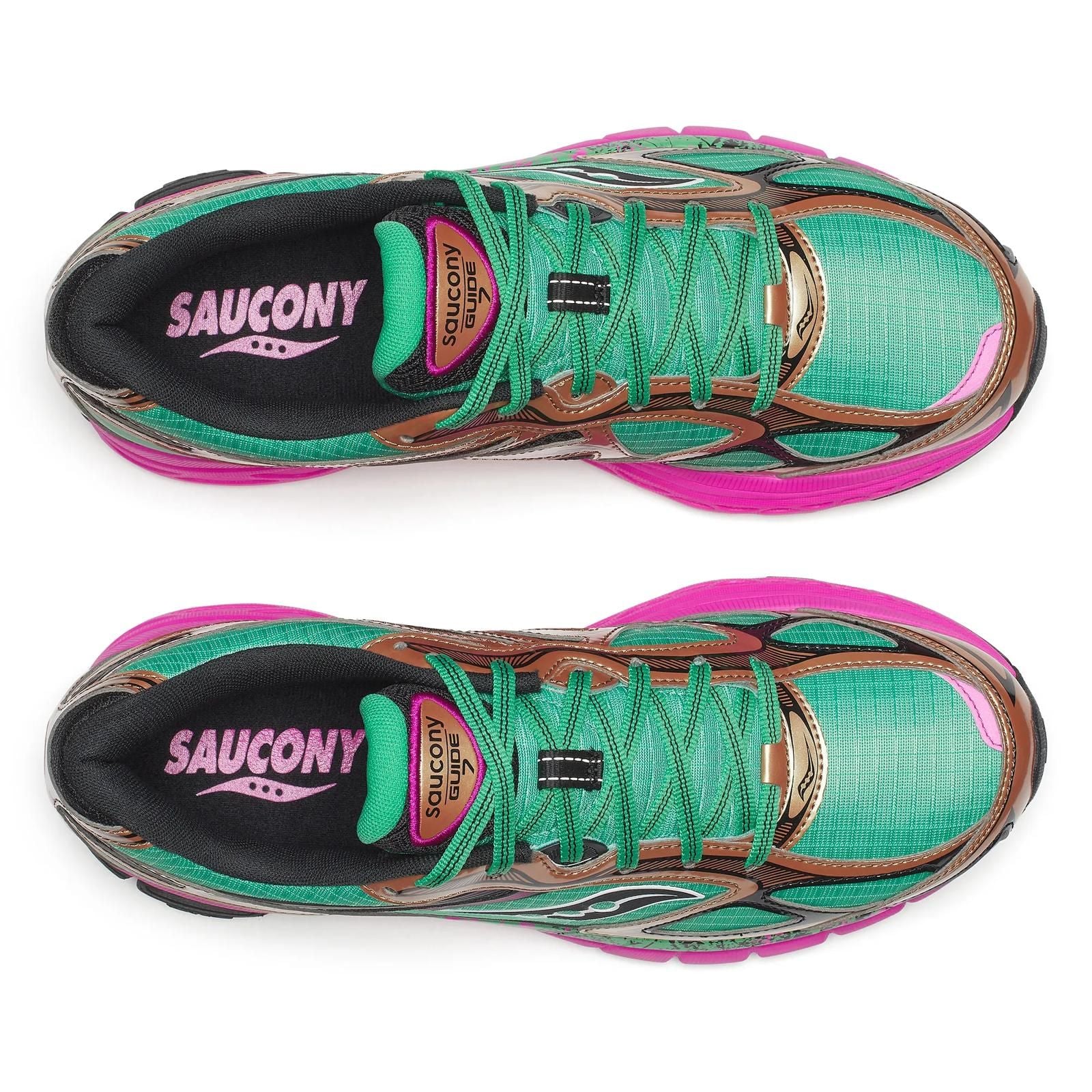 SAUCONY Sneaker Uomo PROGRID GUIDE 7 Hi Octane-Green Bronze