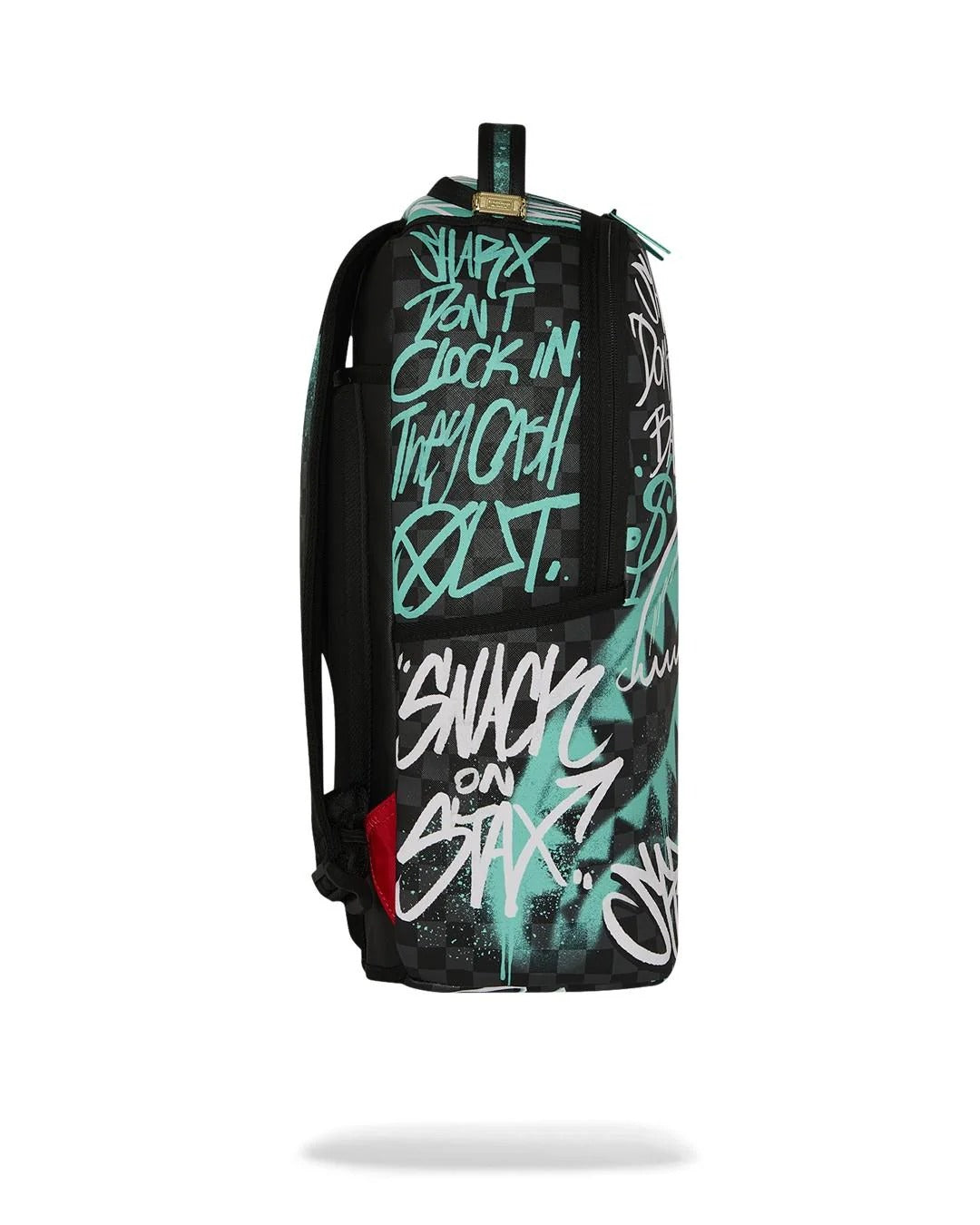 SPRAYGROUND Zaino SPRAY POETRY III-Nero Verde Acqua