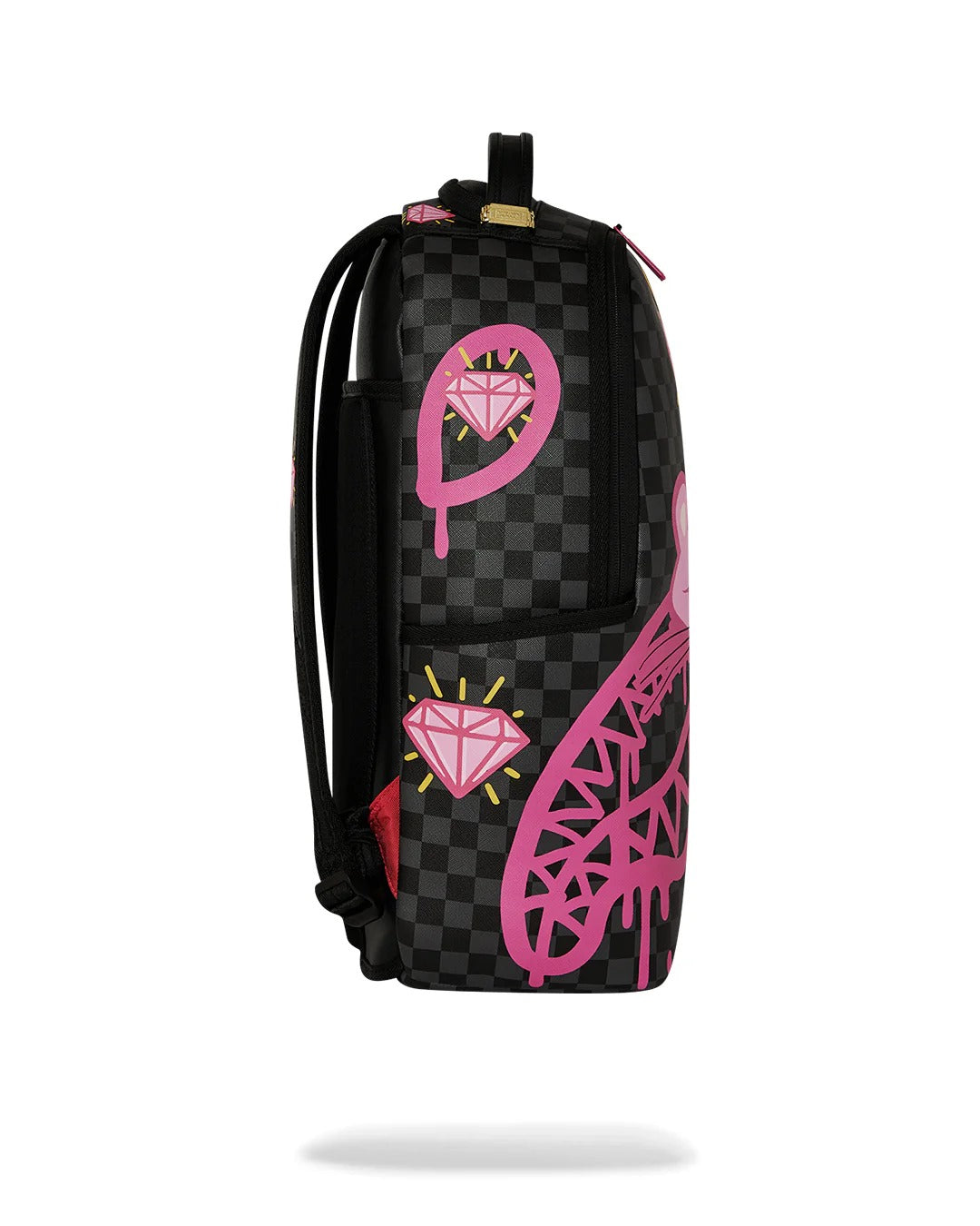 SPRAYGROUND Zaino PINK PANTHER DRIPPY DIAMONDS-Nero Rosa