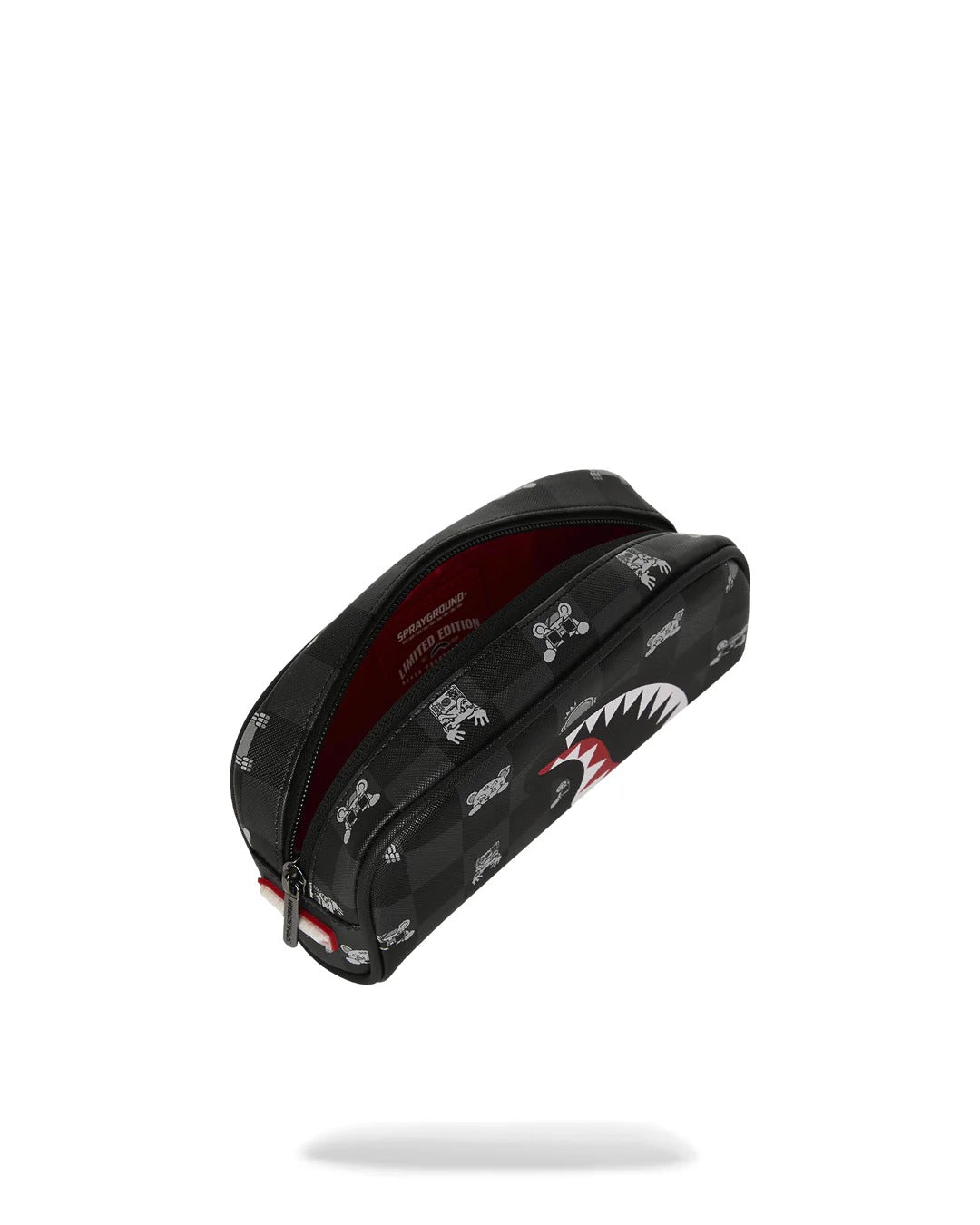 SPRAYGROUND Beauty PEEKING CHARACTER CHECK-Nero Grigio