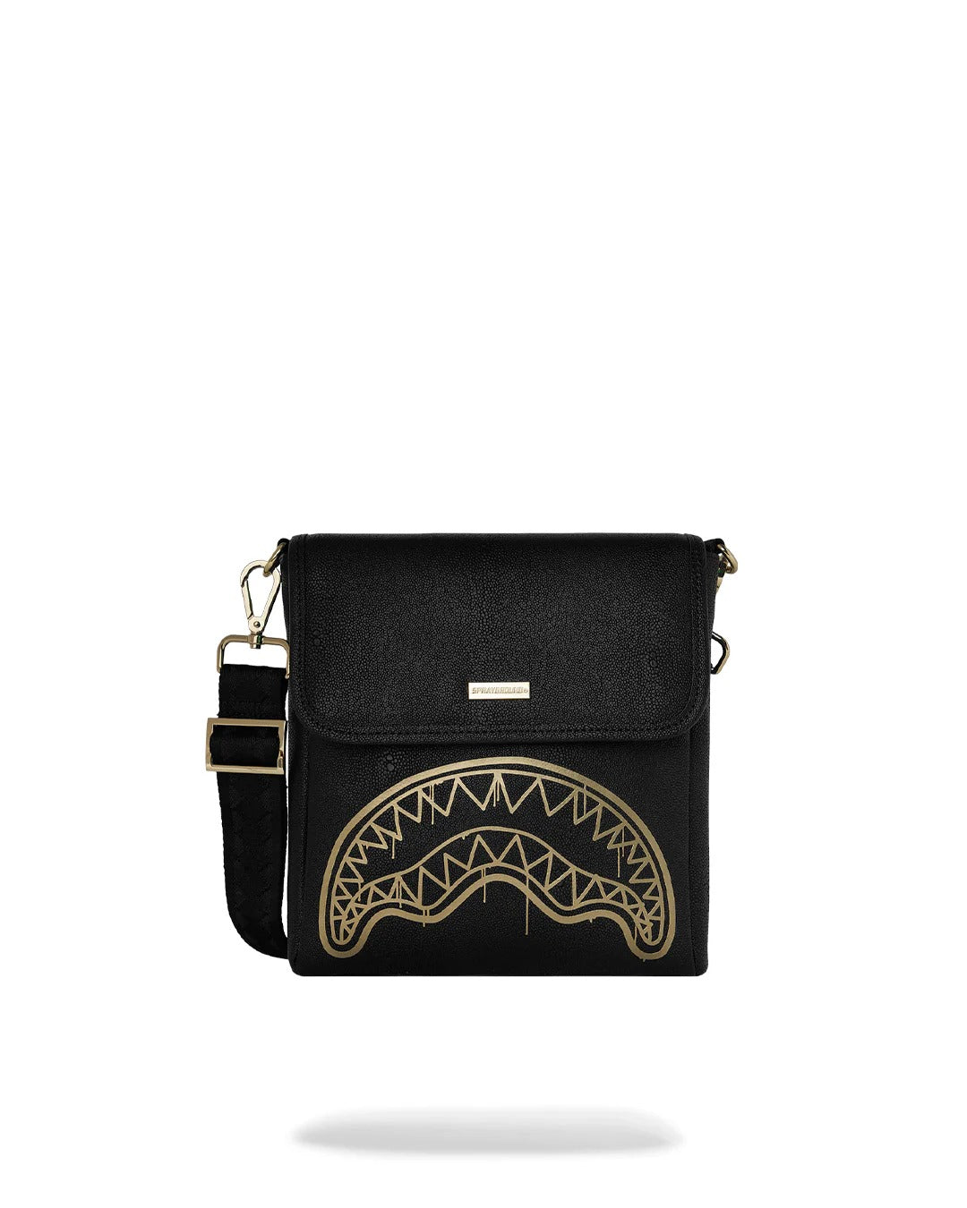 SPRAYGROUND Borsa Tracolla THAT GOLD DRAP-Nero Oro