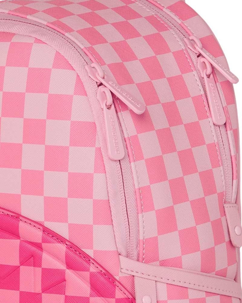 SPRAYGROUND Zainetto Pink Sharks in Paris Patch-Rosa