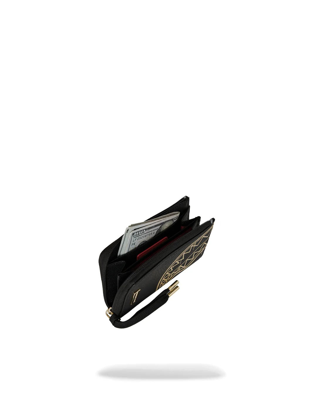 SPRAYGROUND Portafoglio THAT GOLD DRAP-Nero Oro