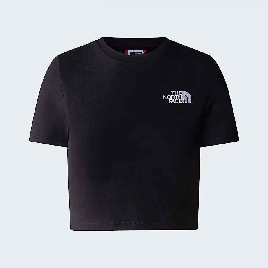 THE NORTH FACE T-SHIRT Donna CORTA IN VITA-Tnf Black