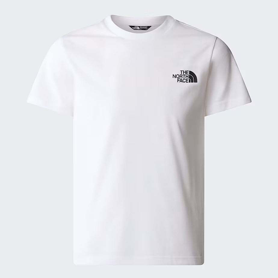 THE NORTH FACE T-SHIRT Ragazzi Unisex SIMPLE DOME-Tnf White