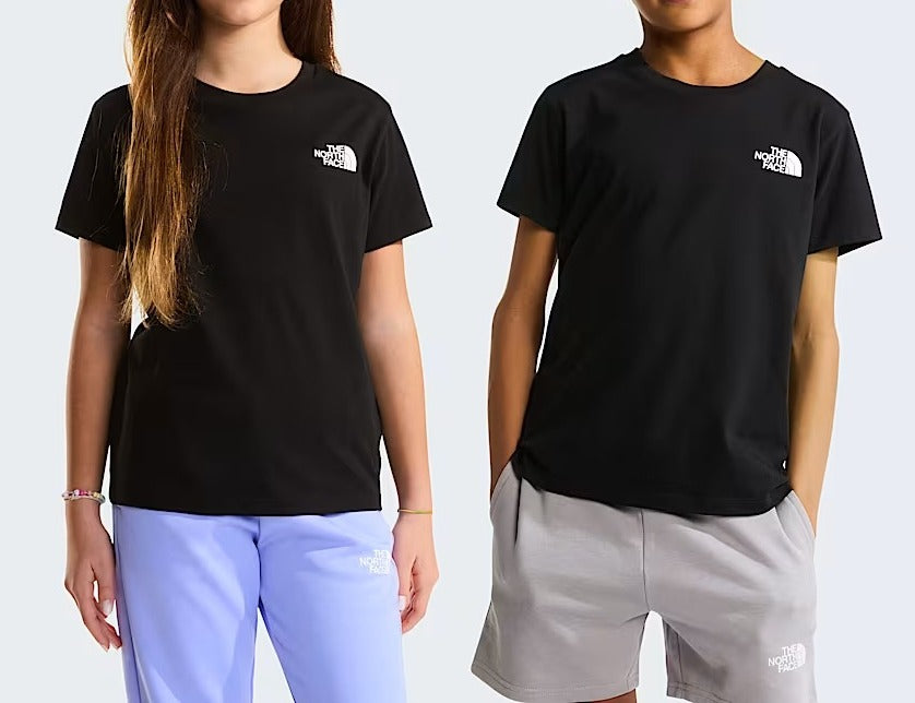 THE NORTH FACE T-SHIRT Ragazzi Unisex SIMPLE DOME-Tnf Black