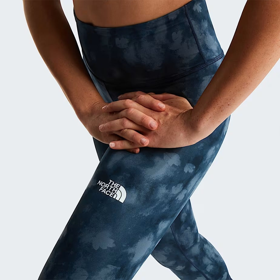 THE NORTH FACE LEGGINGS Donna FLEX GRAPHIC-Summit Navy Nature Print