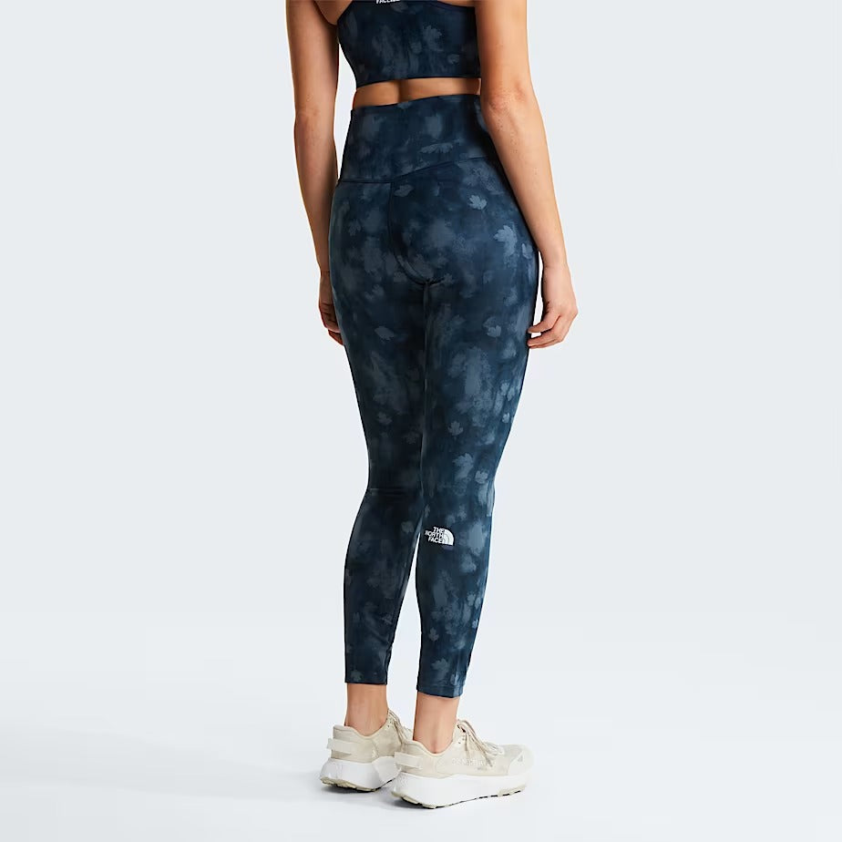 THE NORTH FACE LEGGINGS Donna FLEX GRAPHIC-Summit Navy Nature Print