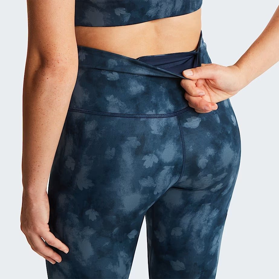 THE NORTH FACE LEGGINGS Donna FLEX GRAPHIC-Summit Navy Nature Print