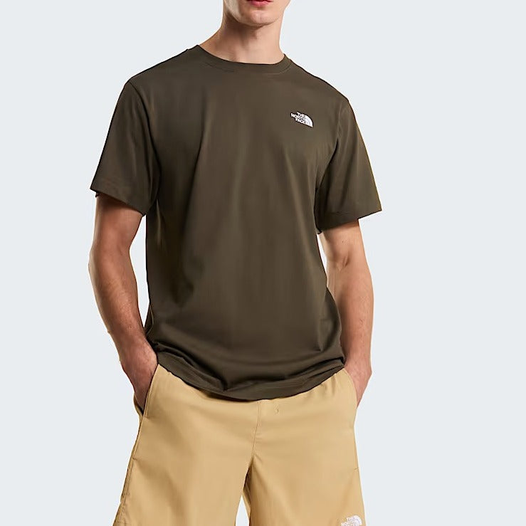 THE NORTH FACE T-Shirt Uomo EVOLUTION SIMPLE DOME REGULAR-New Taupe Green