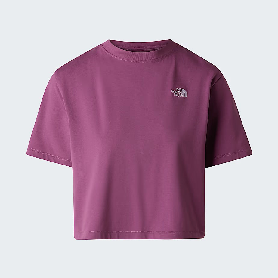 THE NORTH FACE T-SHIRT Donna EVOLUTION SIMPLE DOME CROPPED-Chroma Purple