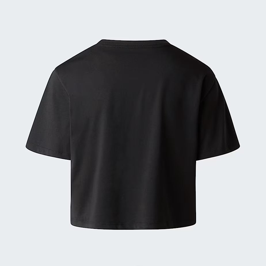 THE NORTH FACE T-SHIRT Donna EVOLUTION SIMPLE DOME CROPPED-Tnf Black