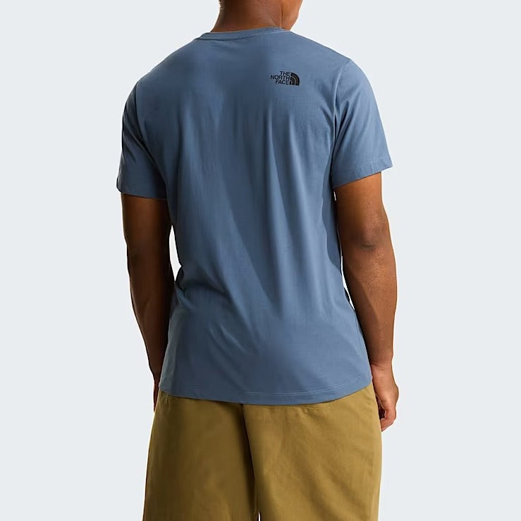 THE NORTH FACE T-Shirt Uomo EVOLUTION BOX HALF DOME REGULAR-Granite Grey