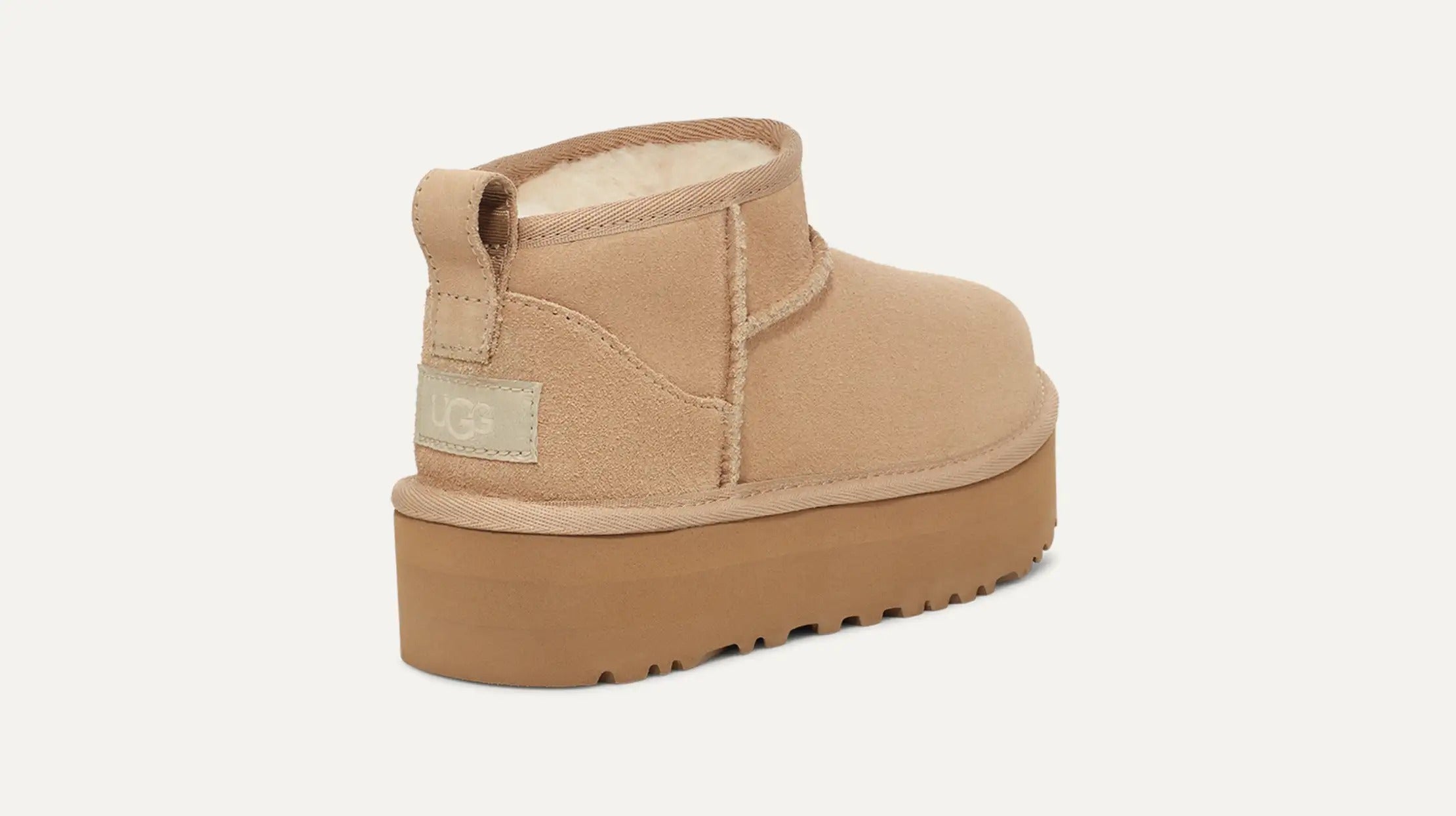 UGG Scarponcino Bambina CLASSIC ULTRA MINI PLATFORM 1157791K-Sand