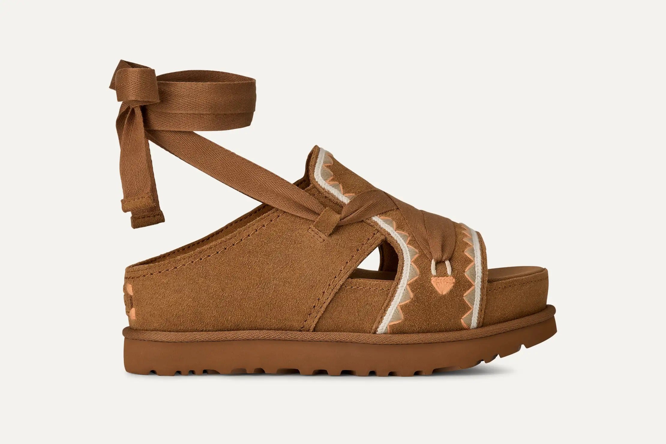 UGG Sandalo Donna GOLDENSTAR HI ARTISTITCH 1175133-Chestnut