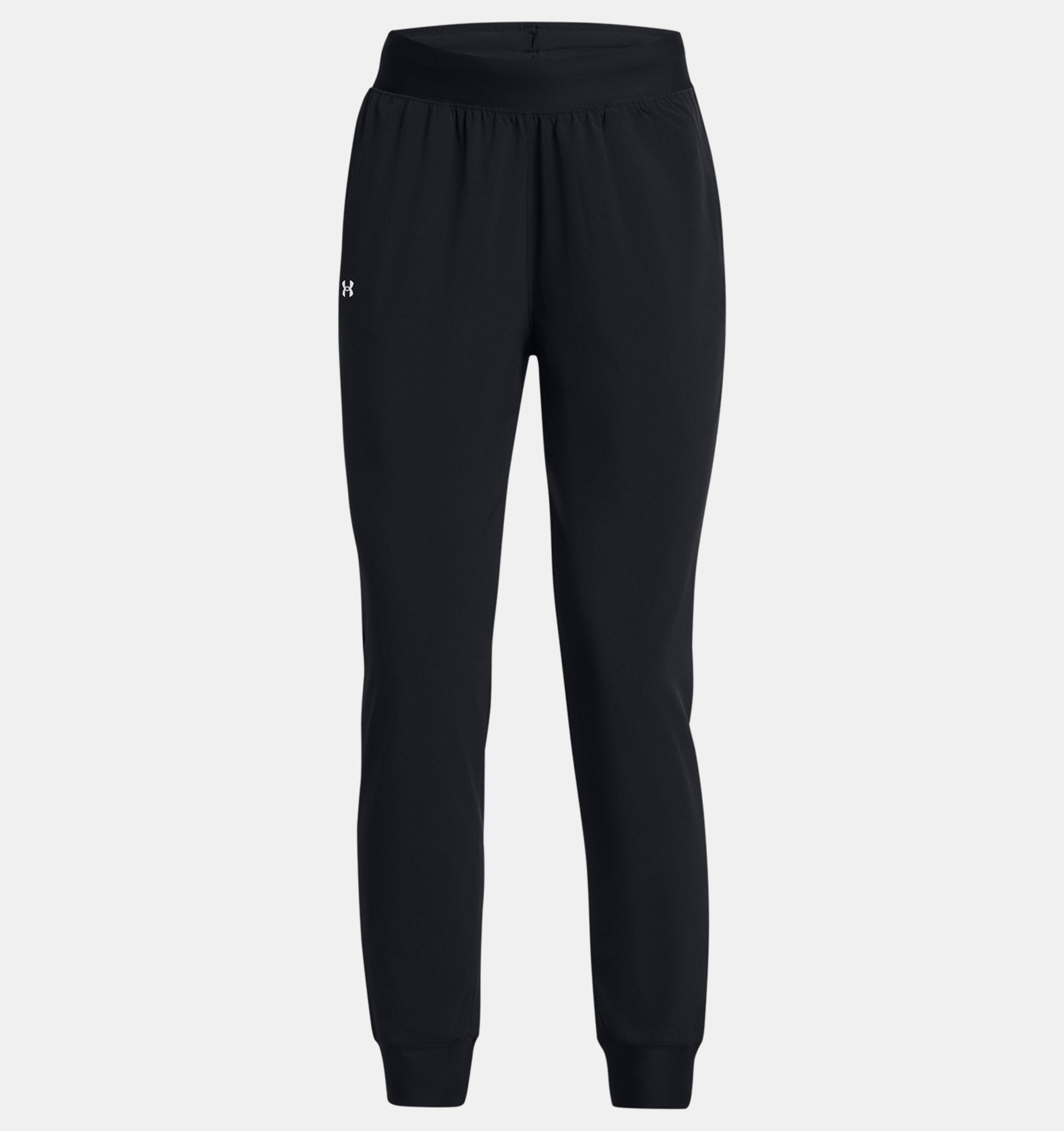 UNDER ARMOUR Jogger Donna RIVAL HIGH RISE WOVEN-Black White