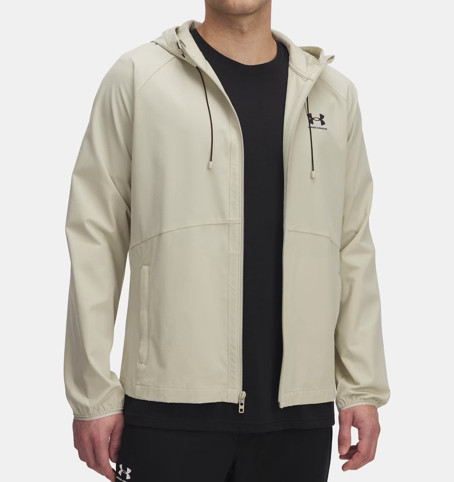 UNDER ARMOUR Giacca Uomo Stretch Woven Windbreaker-Khaki