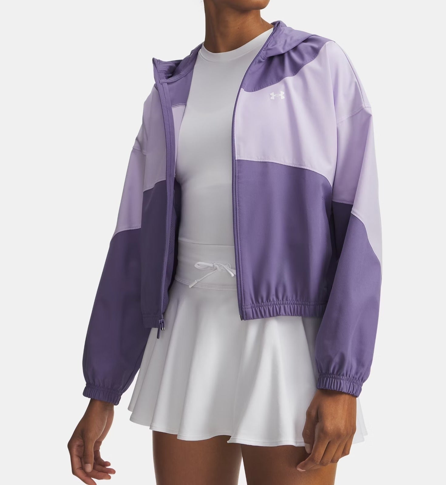 UNDER ARMOUR Giacca Donna RIVAL WOVEN-Purple