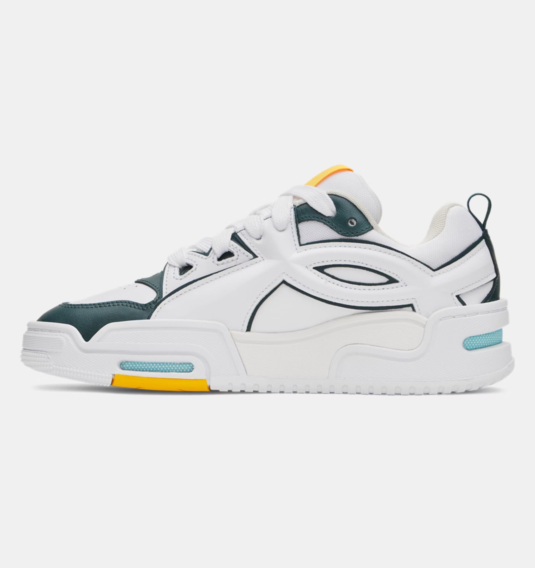 UNDER ARMOUR Sneaker Uomo HB-Lo-White/Arden Green